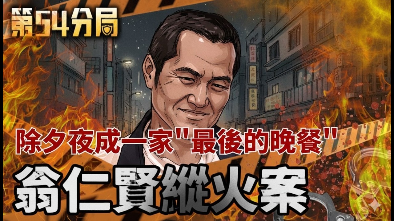 除夕夜變頭七！孽子一把火燒毀最後的晚餐... 翁仁賢法庭上「那抹冷笑」至今讓人發毛！