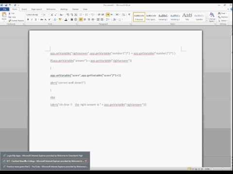 Javascript app part 17 working out the score part 2