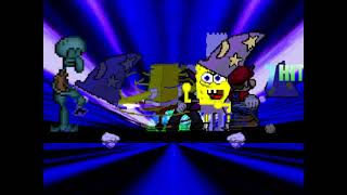 MUGEN Battle #27 Super Mario and Matrix Mario VS SpongeBob and Abrasive SpongeBob