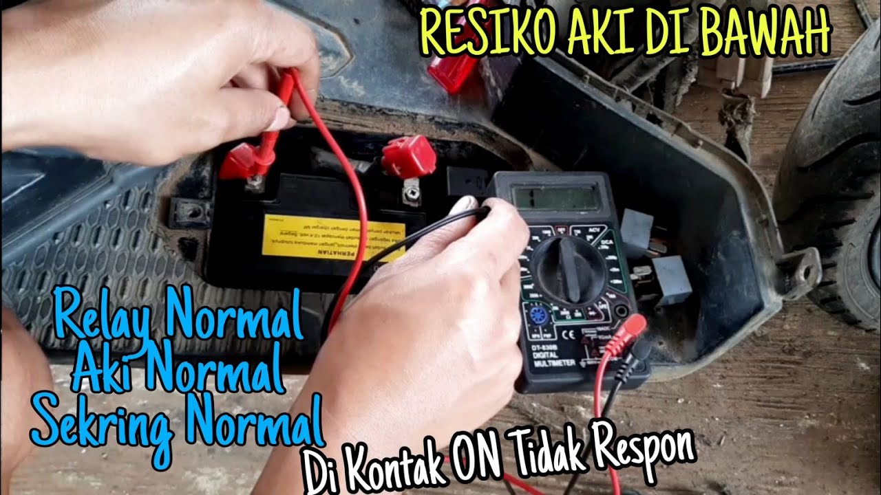 Resiko aki  motor  dibawah atasi kendala Vario dan Beat 