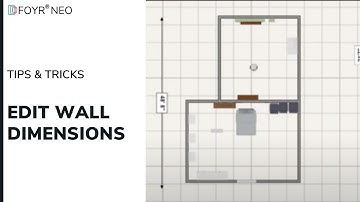 How to Edit Wall Dimensions While Using Room Tool | Foyr Neo