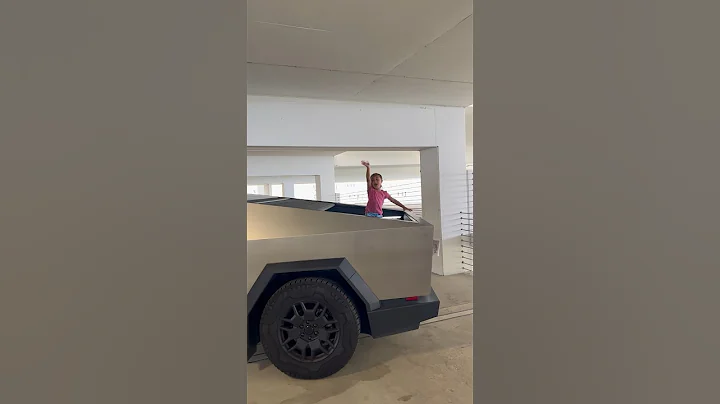 Daughter Gets Trapped In CyberTruck & Dad Does this #shorts