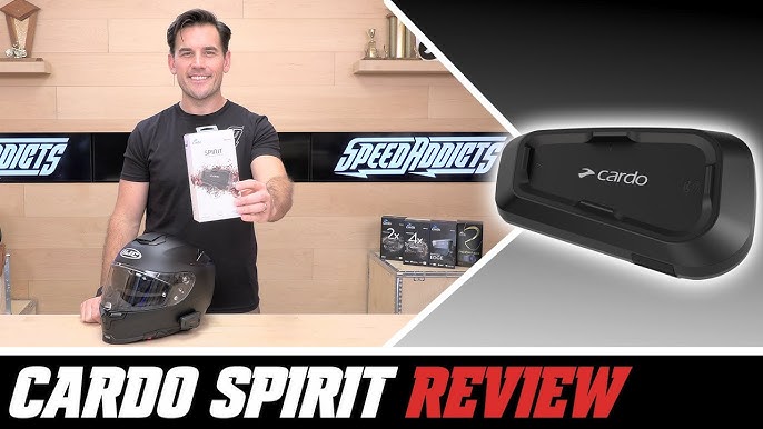 How to fit Cardo Spirit Bluetooth Intercom Headset in Your Motorcycle  Helmet Tutorial #Cardo 