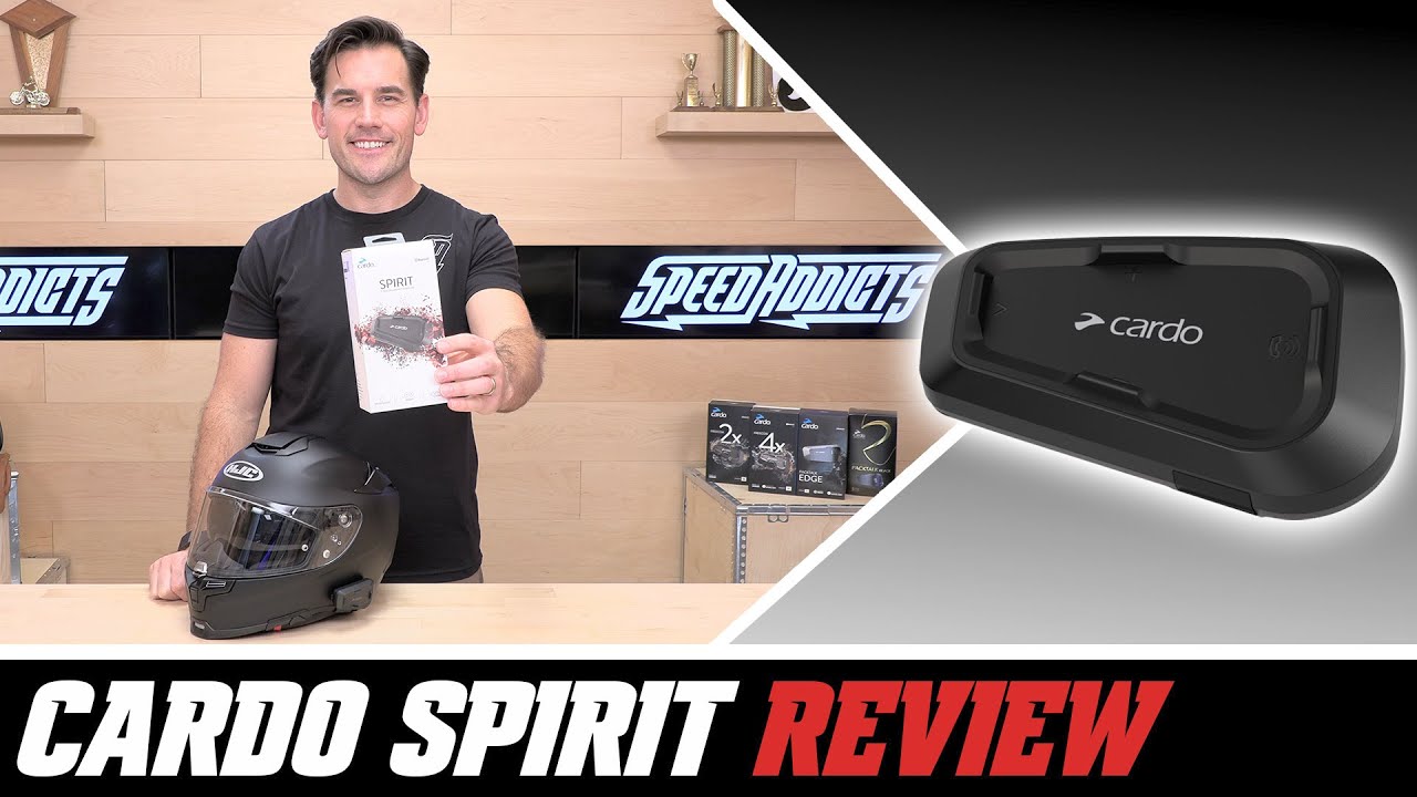 Cardo Spirit Bluetooth Headset Review at SpeedAddicts.com 