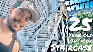 Outdoor Staircase Demo 🔨