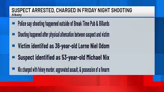 Man arrested, charged following fatal shooting at Break Time Pub & Billards