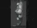 Modeling Anime Hair in 3D | Muichiro (Demon Slayer) #shorts #3dmodeling #blender