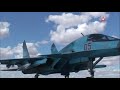 Training footage: Su-34 deals fiery inferno at the airfield of the mock enemy