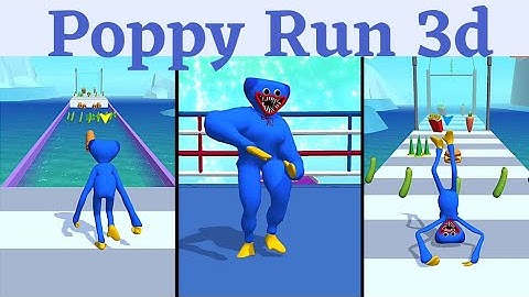 Poppy Run 3d Newest Latest update Android gameplay😇😁