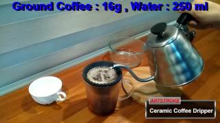 Ceramic Coffee Dripper, free your paper filter !!