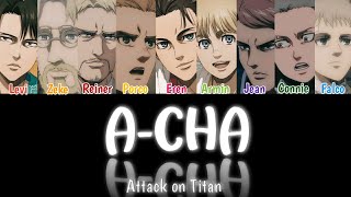 Attack on Titan - A-CHA (Super Junior) Color Coded Lyrics