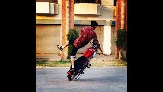 Crazy Bike Wheeling in Pakistan | One wheeling in Pakistan | Pakistan Wheeling New