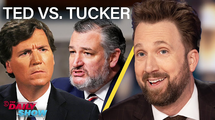 Ted Cruz & Tucker Carlson Battle Over Iran While Trump Enters His Decorating Era | The Daily Show