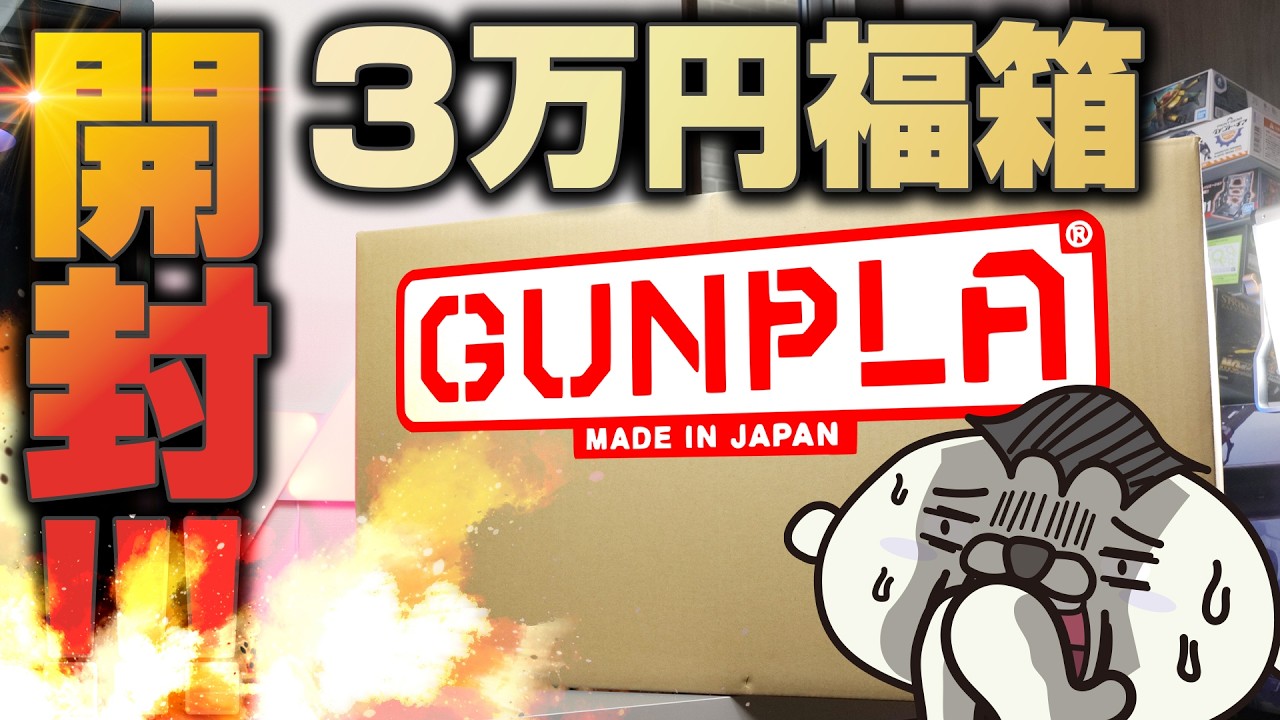 30,000円のガンプラ福袋（福箱）買ってみた【MG RG HG RE SD全部入り】