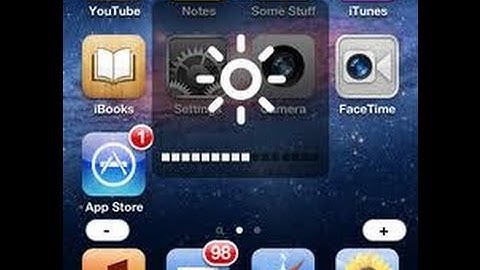 SBBrightnessButtons Brightness Buttons on Springboard Cydia Tweak