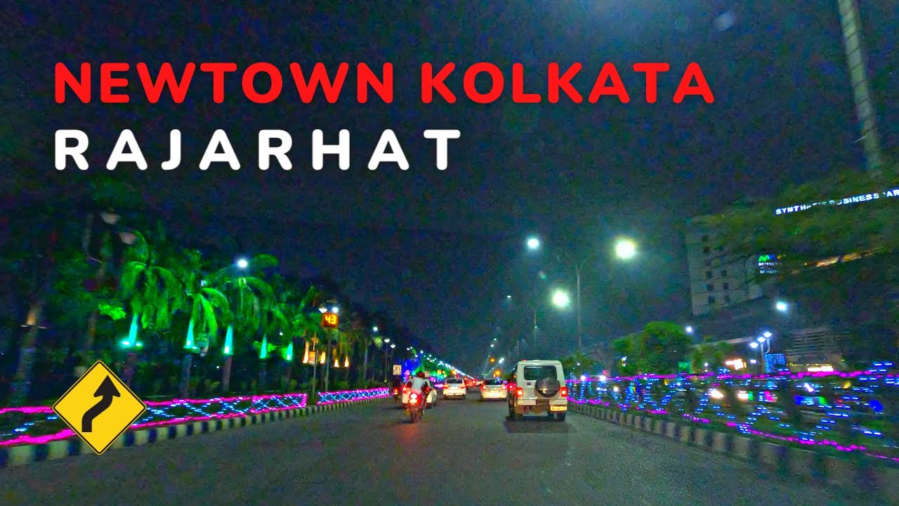 Night Drive Newtown Kolkata Rajarhat Kolkata Drive 4K YouTube