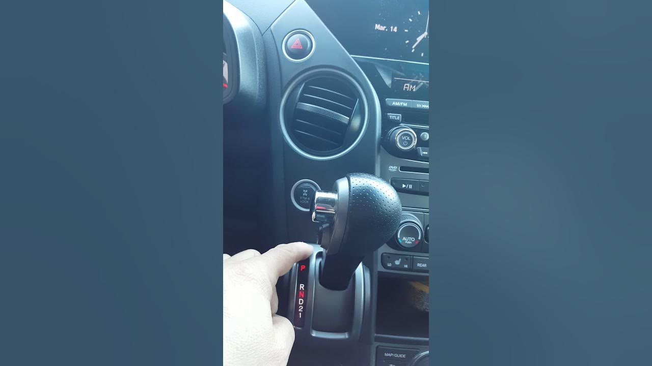 Removing your shifter light bulb on your Honda pilot - YouTube