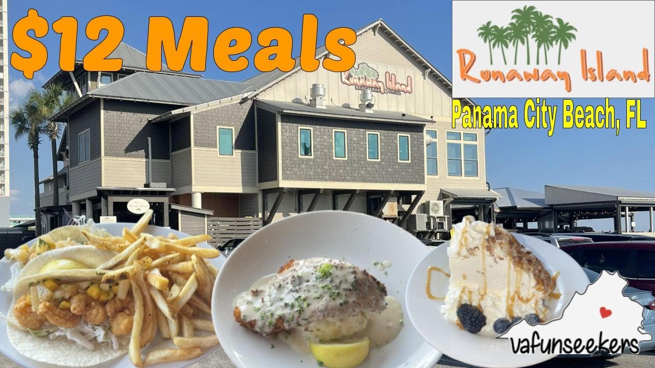 Runaway Island $12 Early Bird Specials | Beachfront Dining in Panama City Beach