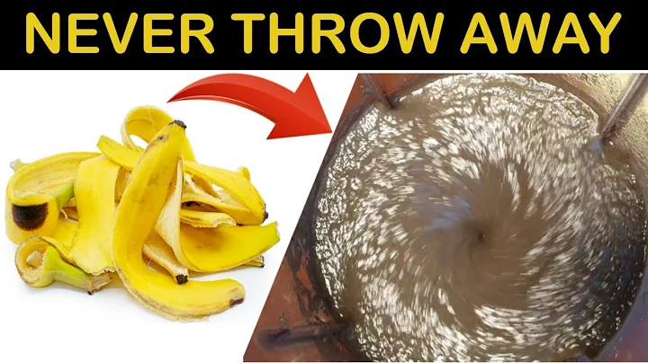 NEVER THROW AWAY Banana Peels Again Watch this Video till the end