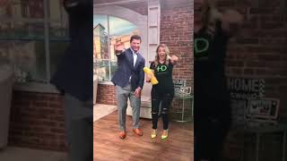 The Health Dare Coach dances with Dancing Dentist and Bob The Fat Blob!