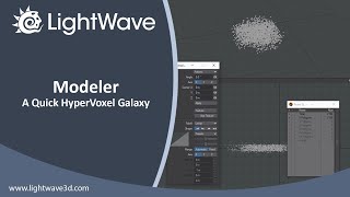 Lightwave 3D A Quick HyperVoxel Galaxy