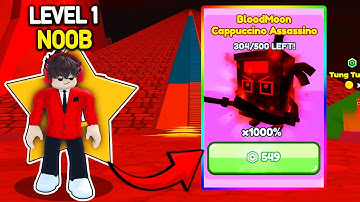 Starting Over as NOOB with OP BLOODMOON BRAINROT PETS in Climb and Slide ! (Roblox