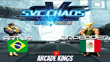 SvC Chaos Snk vs Capcom Artur (BRA) VS DRPEPPER (MEX)