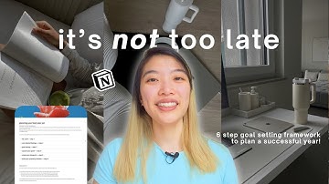 planning your best year yet ✨ how to ACTUALLY achieve your goals in 2025 *notion template*