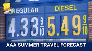AAA says 855,000 Marylanders will hit the road despite high gas prices