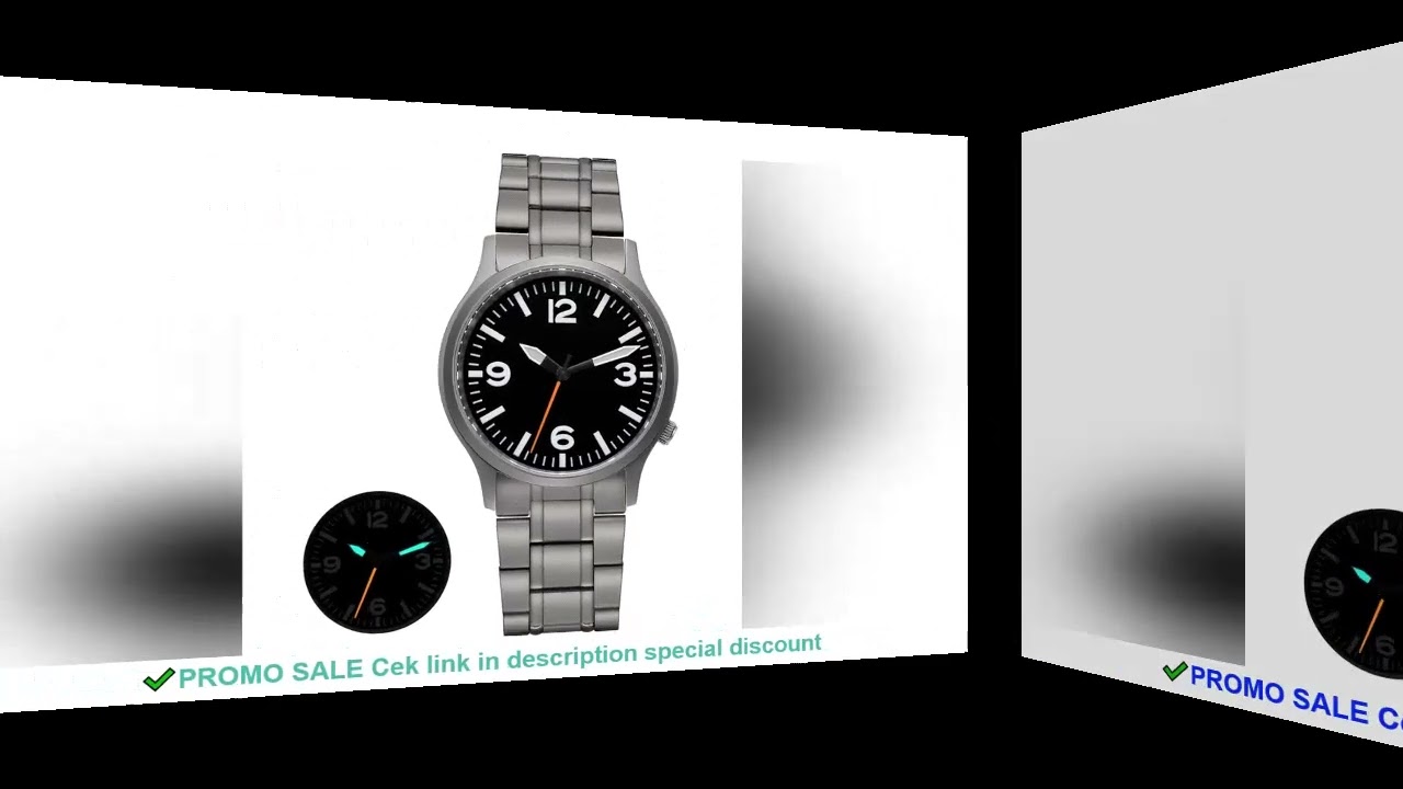 BERNY Full Titanium Watches for Men Super Luminous Sapphire Sports Field Quartz Men's Watch VH31 Pil