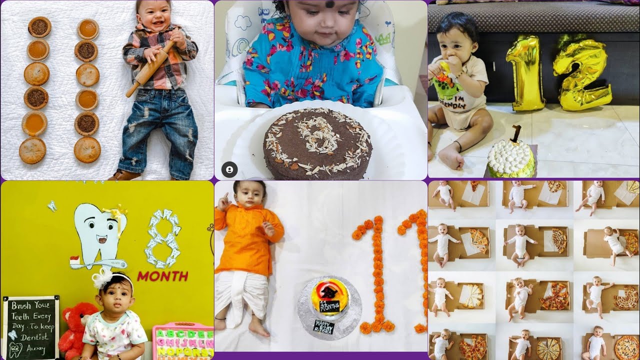 Baby Monthly Birthday Celebration Ideas Latest Monthly Birthday