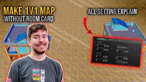 How to make 1v1 Wow Map in Pubg Mobile || All Setting Explain 👀 || Without Room Card