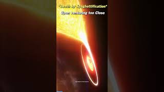 Death By Spaghettification Star Devoured By A Black Hole