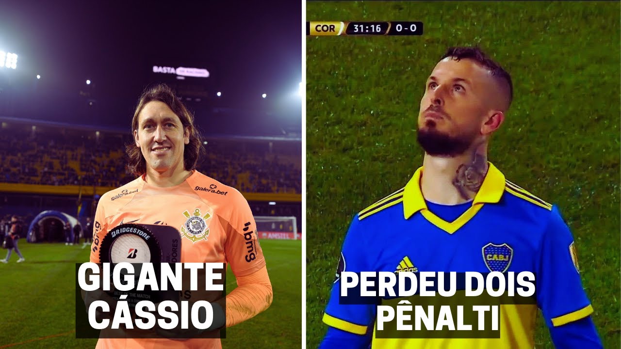 Cássio defendeu dois pênaltis contra o Boca Juniors