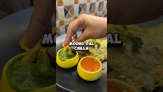 Moong Dal Chilla Recipe  #shorts #moongdalchilla #healthyfood