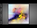How to paint abstract in acrylics  step by step for beginners  abstract painting 456
