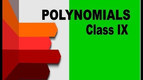 POLYNOMIALS Class 9 Mathematics - find p(0) p(1) and p(2) of polynomial p(y) = y^2 - y + 1