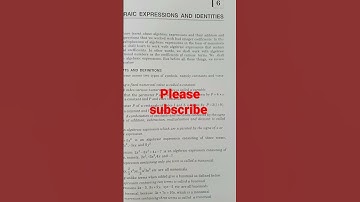 R.D Sharma class 8th mathematics||Algebraic Expressions and Identities||explain in hindi #pw