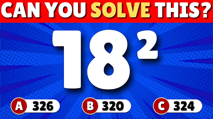 99% FAIL This Maths Quiz! 🤯 Can You Get a Perfect Score?