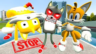 PLAYING AS SUPPER CURSED TAILS 3D SANIC CLONES MEMES in Garry's Mod!