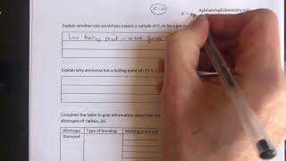 Revision Chemistry Why Fluorine Has A Low Boiling Point