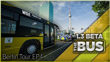 The Bus 1.3 Berlin Tour - Depot to Airport EP4 - Dynamic Weather Gameplay | Thrustmaster T300RS