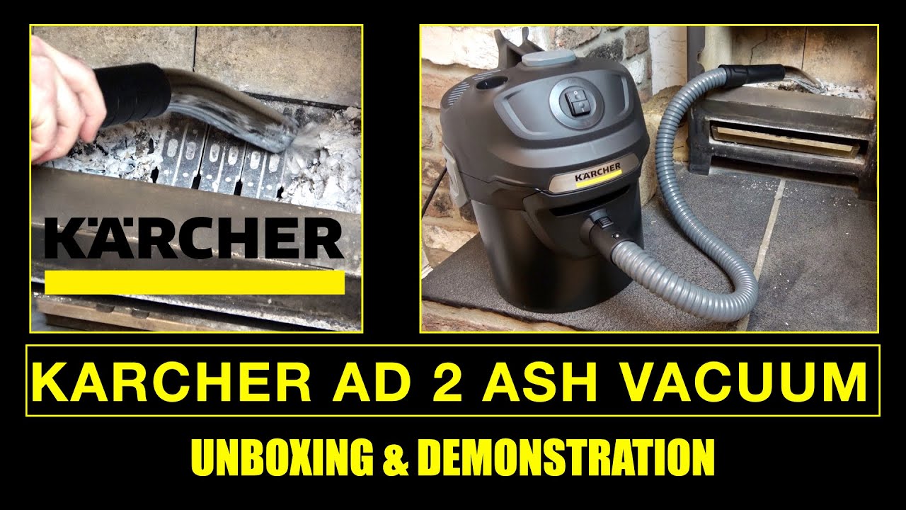 Karcher AD 2 UNBOXING, ASH AND DRY VACUUM CLEANER