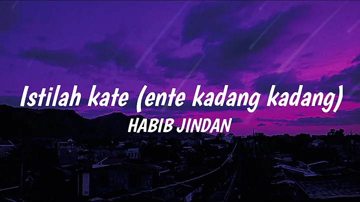 HABIB JINDAN - ISTILAH KATA (SPEED UP + LYRIC) USE...