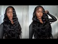 Updated wig routine  pre plucked pre bleached wig detailed frontal wig install  wiggins hair