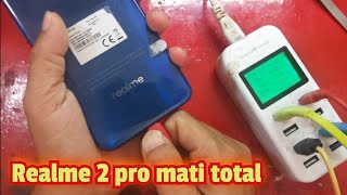 SERVIS HP REALME 2 PRO mati total gara-gara pengecasan konslet