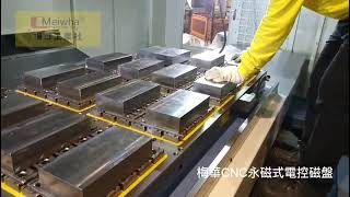 CNC electric permanent magnetic chuck