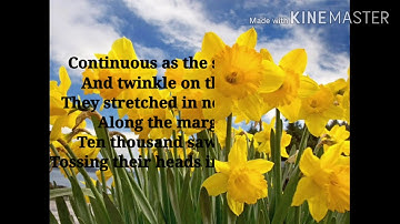 English Icse Poems- Daffodils By William Wordsworth...Full explanation