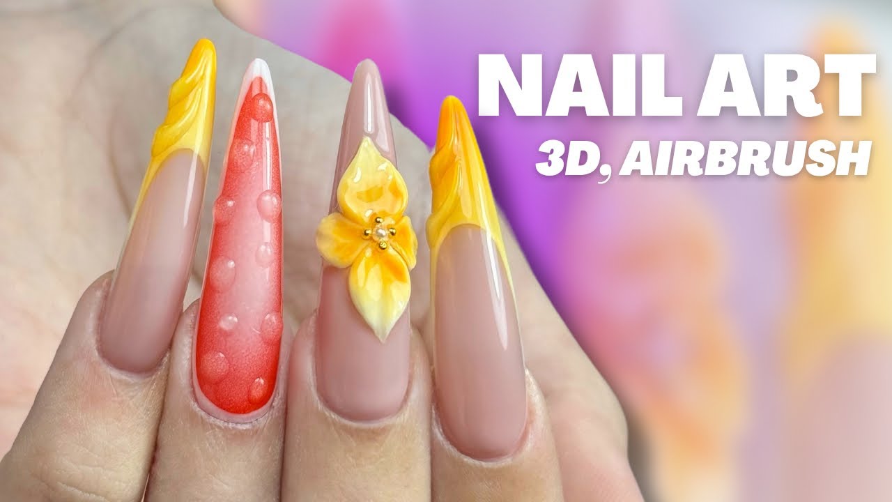 🌸 TUTO ONGLES XL FRUITÉ & FLORAL 🌼