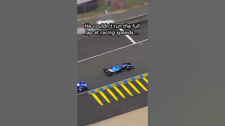 🏁 When an F1 car ran at LE MANS